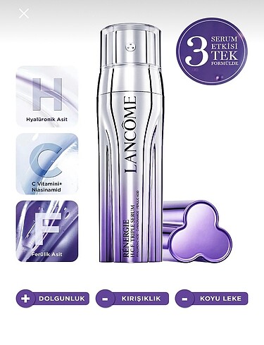 Lancome Renergie Triple Serum Şişesi