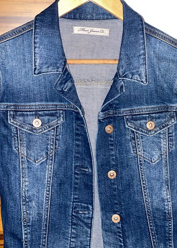s Beden Mavi jeans Kadın Kot Ceket