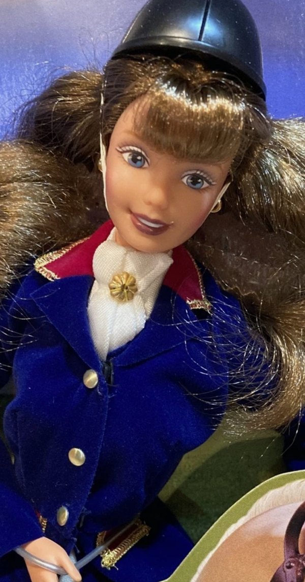 1997 horse riding Barbie  - Görsel 2