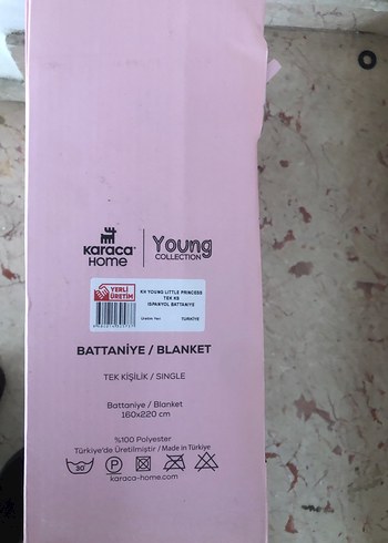 KARACA TEK KİŞİLİK KIZ ÇOCUK BATTANİYE - Görsel 4