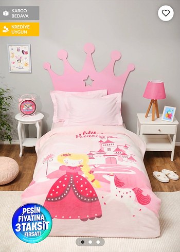 KARACA TEK KİŞİLİK KIZ ÇOCUK BATTANİYE - Görsel 2