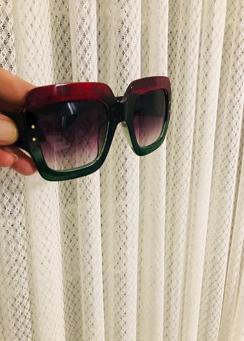 Retro Çok Renkli Kadın Güneş Gözlüğü - Görsel 2