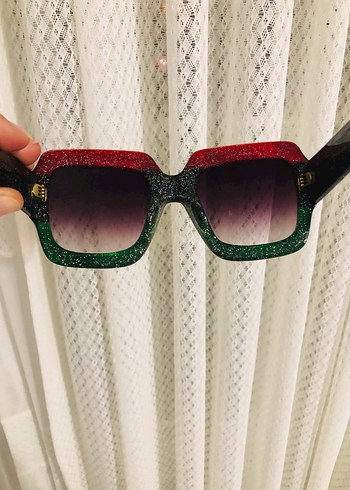 Retro Çok Renkli Kadın Güneş Gözlüğü - Görsel 7