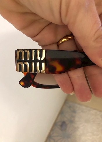 Miu miu leopar  Kadın Güneş Gözlüğü - Görsel 6