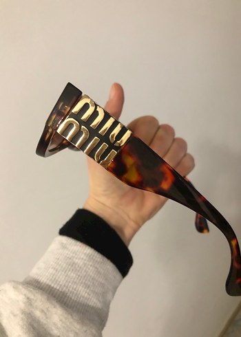 Miu miu leopar  Kadın Güneş Gözlüğü - Görsel 3