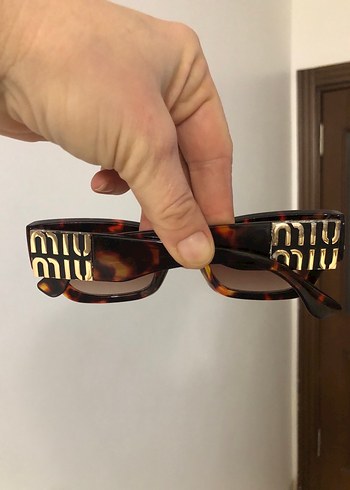 Miu miu leopar  Kadın Güneş Gözlüğü - Görsel 4