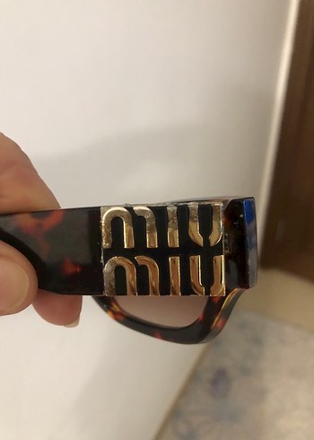 Miu miu leopar  Kadın Güneş Gözlüğü - Görsel 5