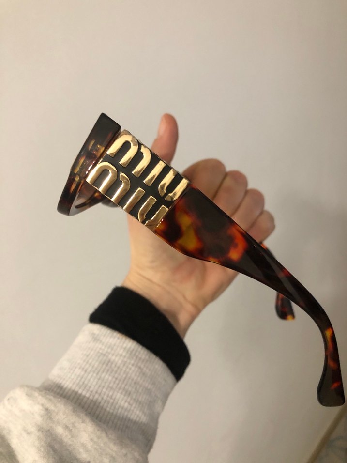 Miu miu leopar  Kadın Güneş Gözlüğü - Görsel 3