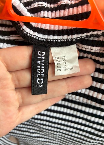 Gri Çizgili Pliseli Uzun Kollu Bluz - Görsel 2