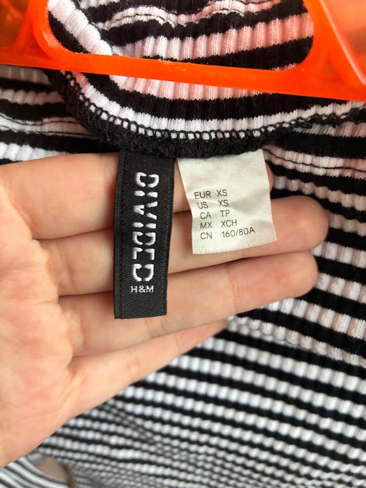 Gri Çizgili Pliseli Uzun Kollu Bluz - Görsel 2