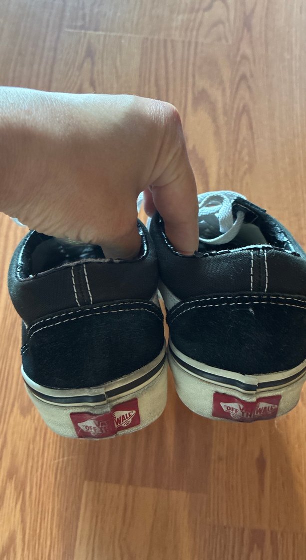 Kadın Siyah Bağcıklı Vans Spor Ayakkabı - Görsel 2