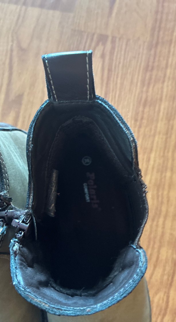 Kahverengi Süet Kadın Dolgu Topuklu Bot - Görsel 2