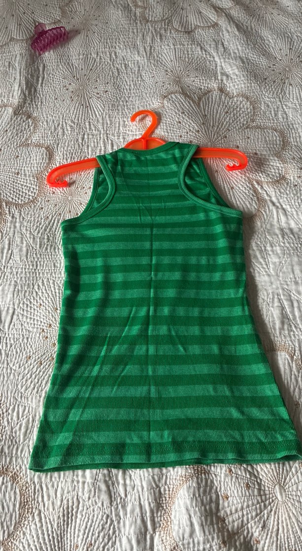 Yeşil Çizgili sporcular Atlet - Görsel 5