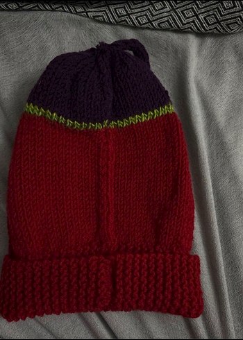 Renkli Kadın Örgü Bere - Görsel 4