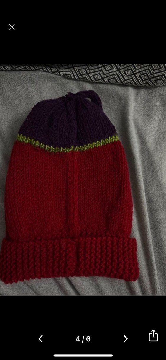 Renkli Kadın Örgü Bere - Görsel 4