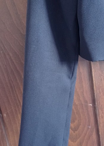 Trendyol & Milla Gri Mini Düğmeli Kadın Blazer Ceket