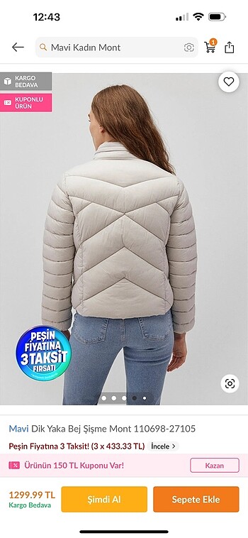 Mavi Jeans Kadın mont