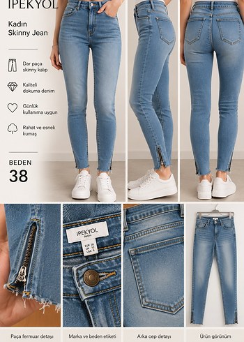 ipekyol Acik Mavi Skinny Jean