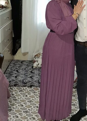 38 Beden Tesettur abiye elbise