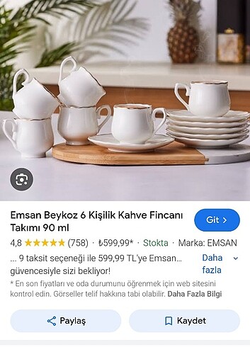 Emsan kahve fincanı 
