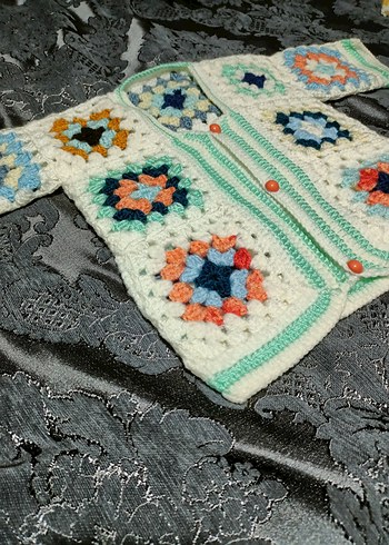 24-36 Ay Beden Örgü Çocuk Hırka