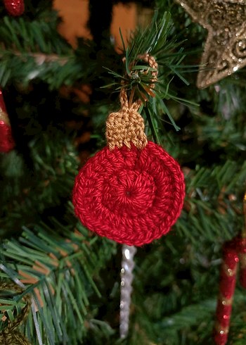 Renkli Örgü Yılbaşı Süsü - Görsel 2