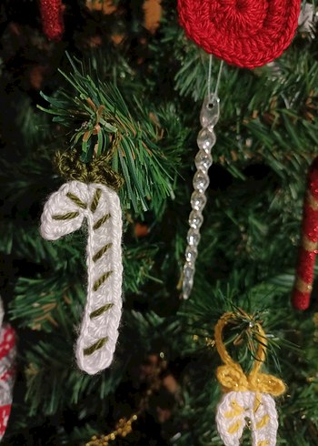 Renkli Örgü Yılbaşı Süsü - Görsel 3