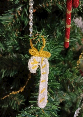 Renkli Örgü Yılbaşı Süsü - Görsel 4