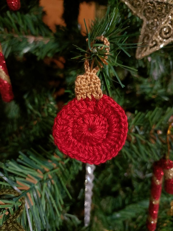 Renkli Örgü Yılbaşı Süsü - Görsel 2