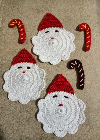 Yılbaşı Temalı Bardak Altlığı - Görsel 4