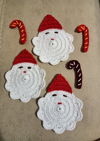 Yılbaşı Temalı Bardak Altlığı - Görsel 2