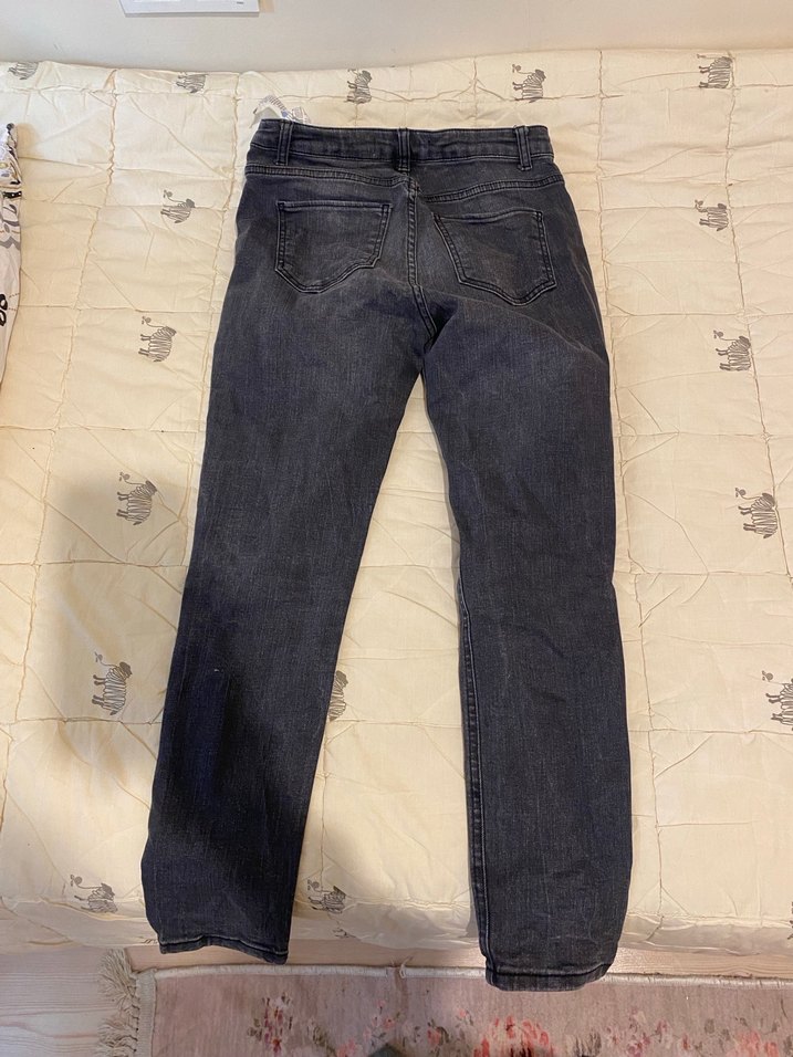 Gri Kadın Skinny Jean Pantolon - Görsel 4