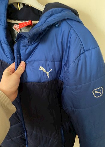 Erkek kadin Mavi Fermuarlı Kayak Ceketi - Görsel 8