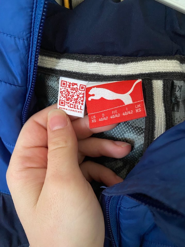 Erkek kadin Mavi Fermuarlı Kayak Ceketi - Görsel 3