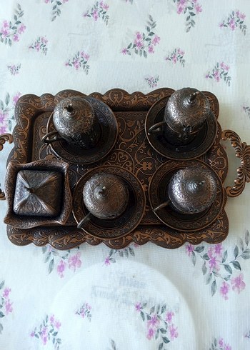 BAKIR KAHVE TAKIMI - Görsel 8