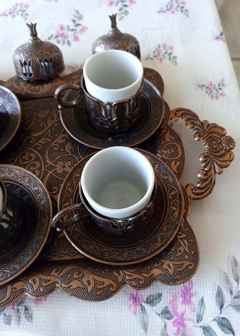 BAKIR KAHVE TAKIMI - Görsel 7