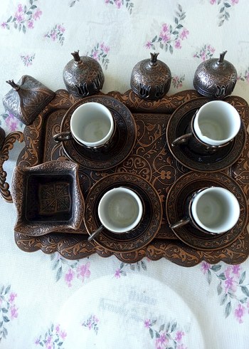 BAKIR KAHVE TAKIMI - Görsel 9