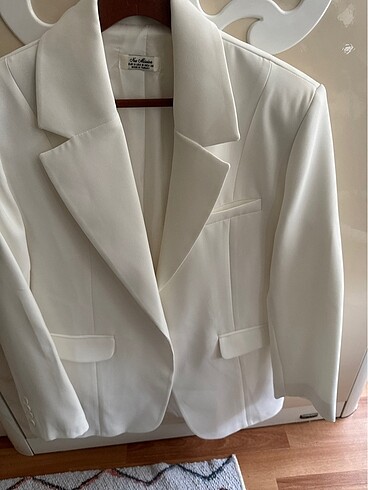 m Beden beyaz Renk Beyaz blazer ceket