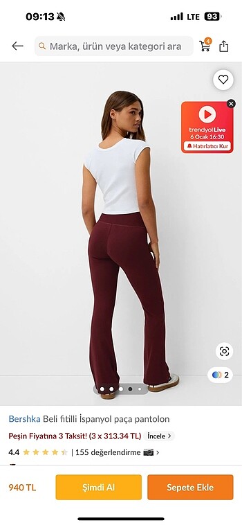 Bershka Bereshka tayt pantolon