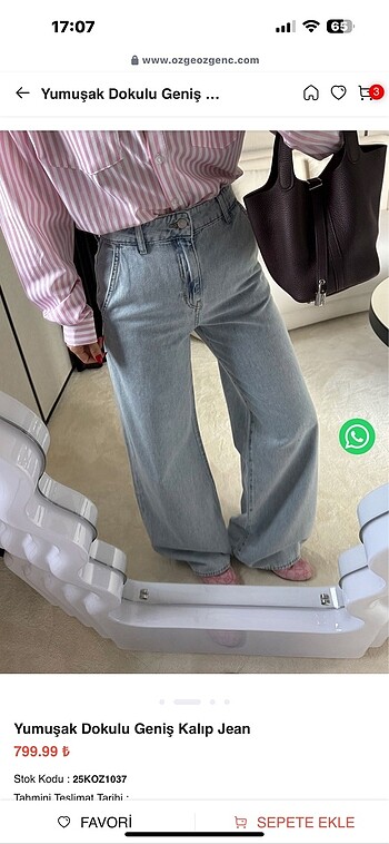 Yumuşak jean