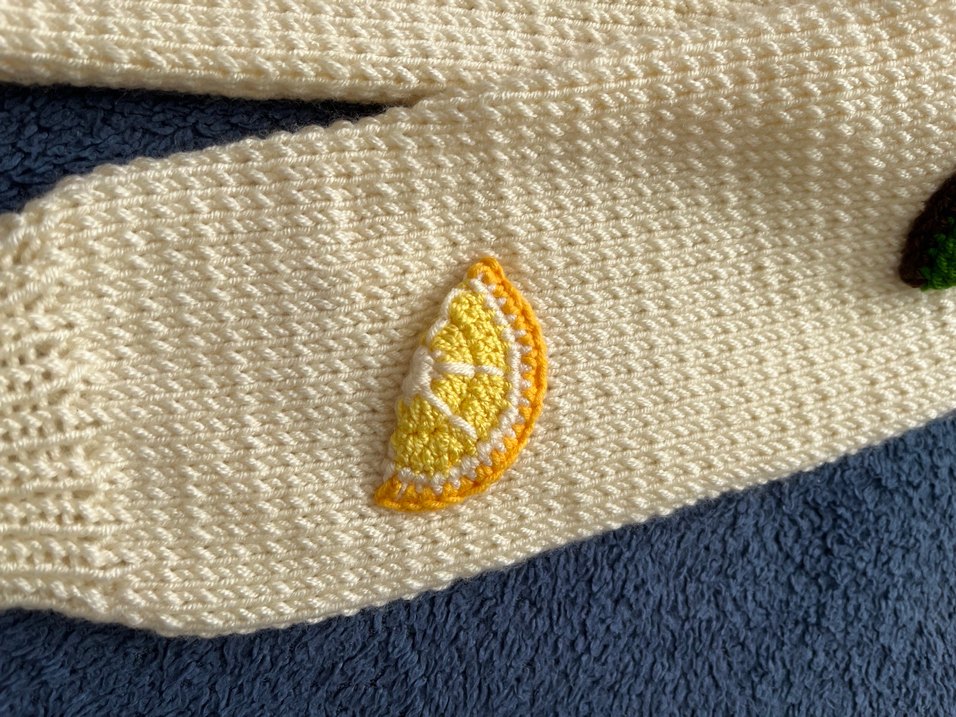 Nakışlı Bohem Kız Triko Hırka - Görsel 3