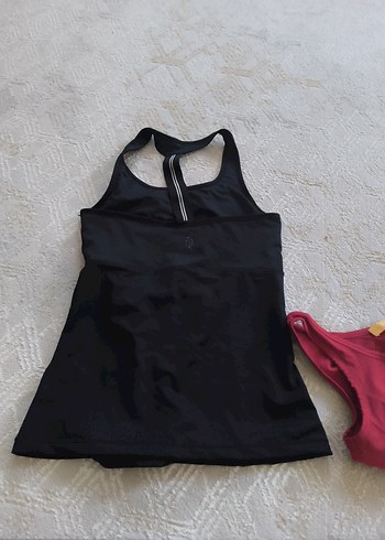 Siyah Straplez Mini Kadın Spor Üstü - Görsel 8