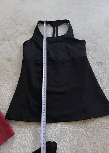 Siyah Straplez Mini Kadın Spor Üstü - Görsel 6