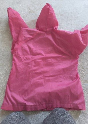 Bayan pembe Fermuarlı Yağmurluk - Görsel 5