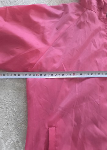 Bayan pembe Fermuarlı Yağmurluk - Görsel 6