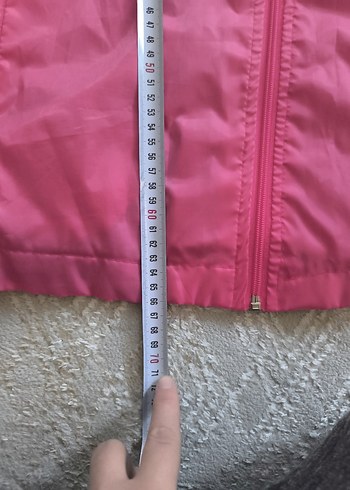 Bayan pembe Fermuarlı Yağmurluk - Görsel 7