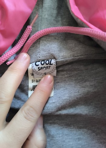 Bayan pembe Fermuarlı Yağmurluk - Görsel 8