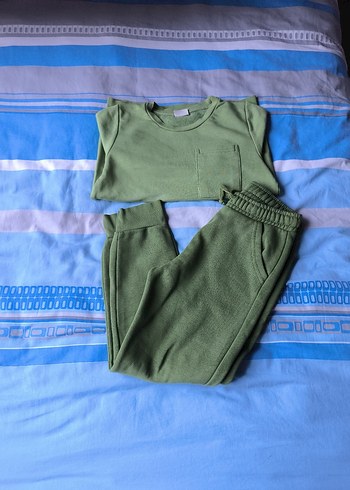 Mavi Baskılı Erkek Çocuk Eşofman Takımı - Görsel 13