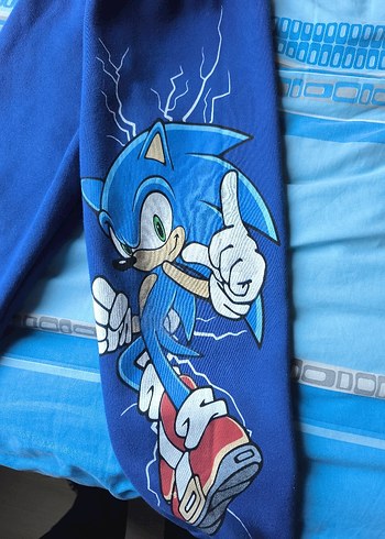 Mavi Baskılı Erkek Çocuk Eşofman Takımı - Görsel 2