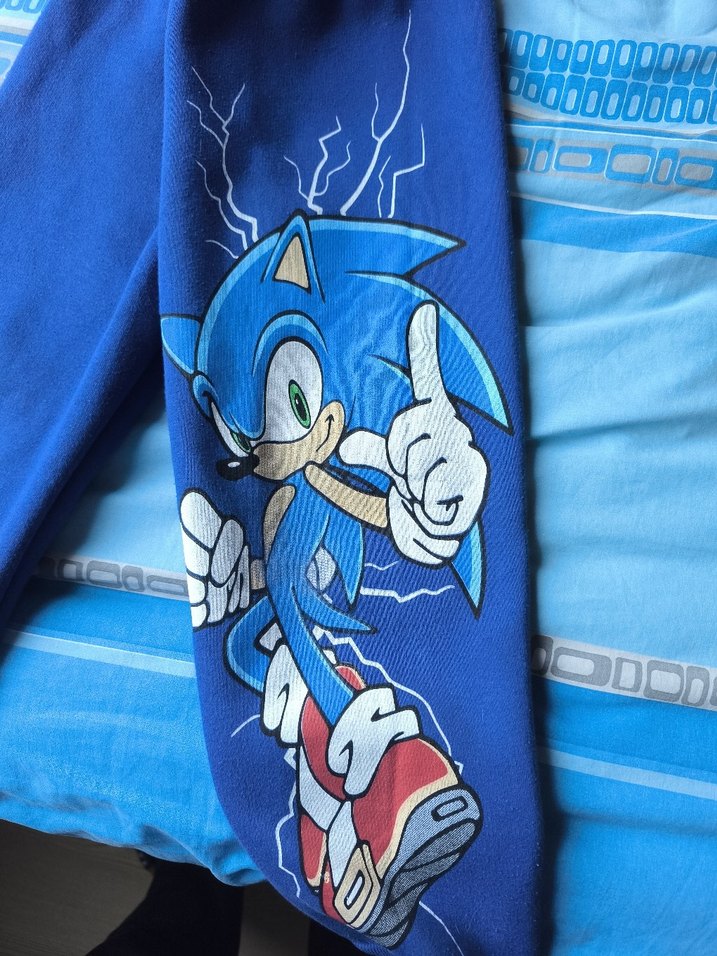 Mavi Baskılı Erkek Çocuk Eşofman Takımı - Görsel 2